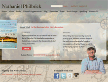 Tablet Screenshot of nathanielphilbrick.com